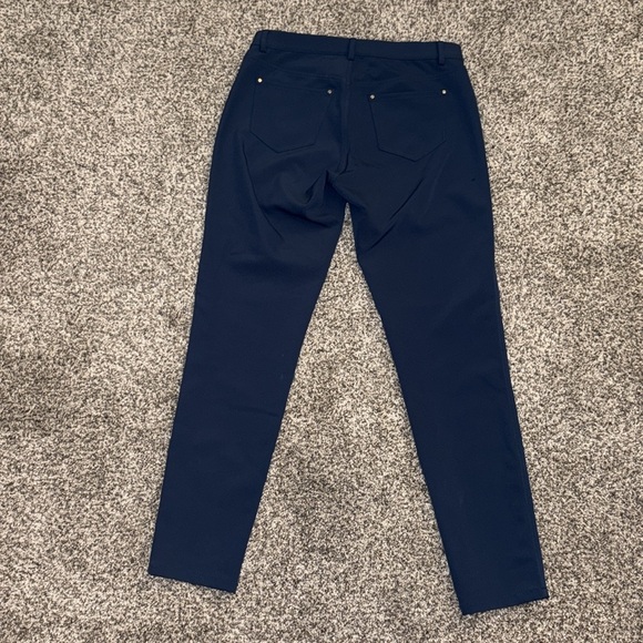 Lafayette 148 Mercer Pant in Teal Blue - Picture 5 of 6